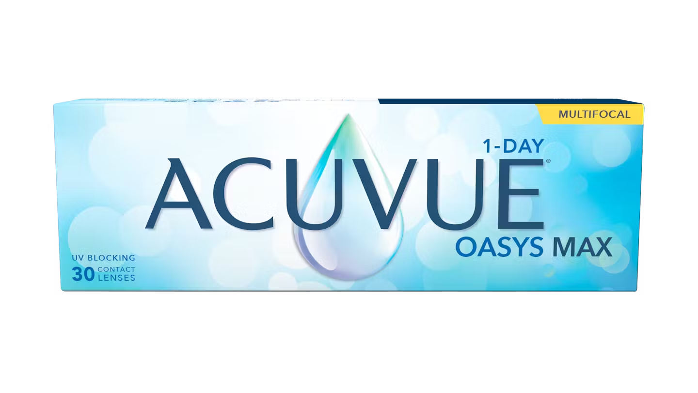 Front ACUVUE® ACUVUE® Oasys Max Multifocal Endagslinser 30 Linser per ask